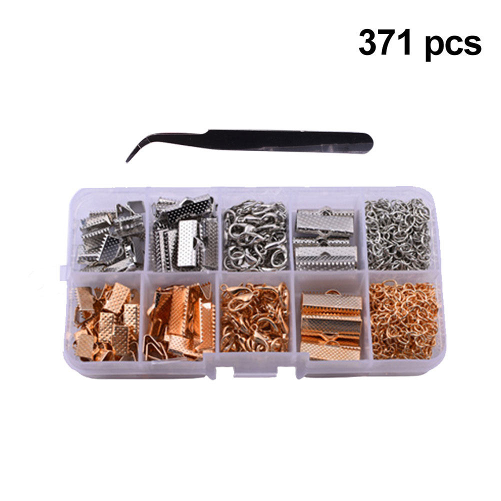 Jewelry Making Tool Kit - 371 Parça Altın Kolye Tokası Takı