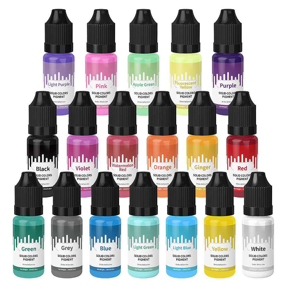 Jewelry Making Education - 18 renk 10 ml Macaron Katı