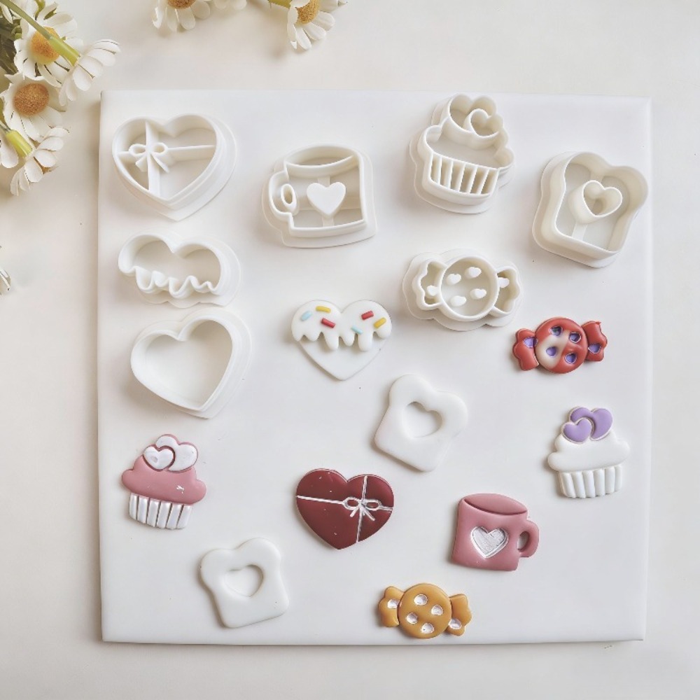 Jewelry Making Tool Kit - 7 adet tatlı ikramlar polimer kil