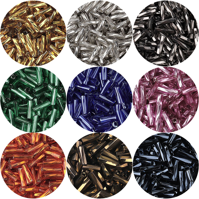 Seed Bead Tube - Louleur Büküm Bugles Çek Cam Boncuk