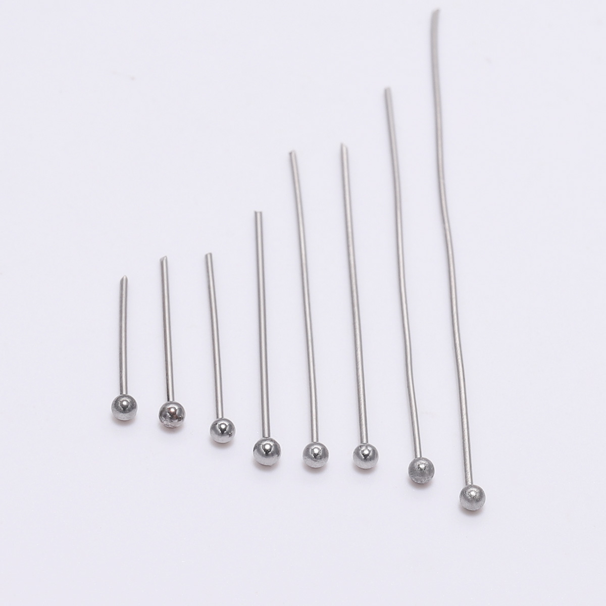 Jewelry Making Jig - 100 adet/paket Paslanmaz Çelik 15-50mm Gümüş