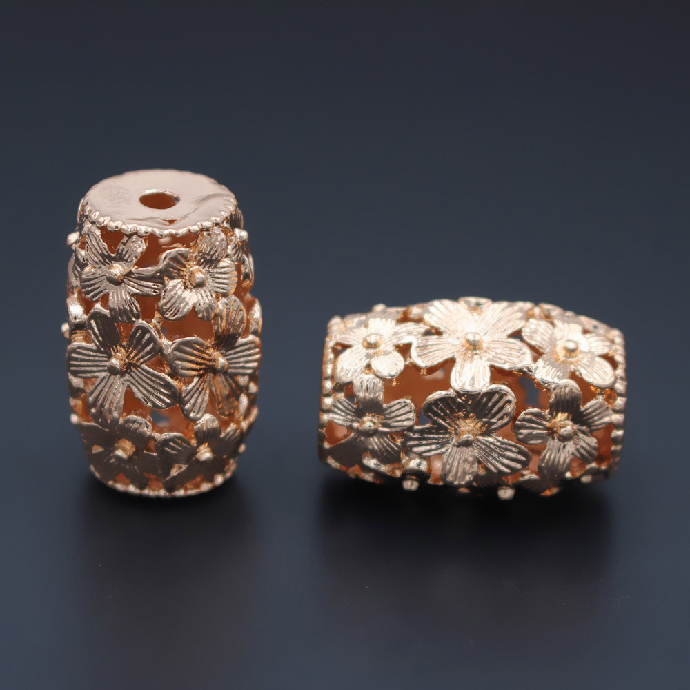 Jewelry Making Dubai - 10 adet ara boncuk, 3.2mm delikli,