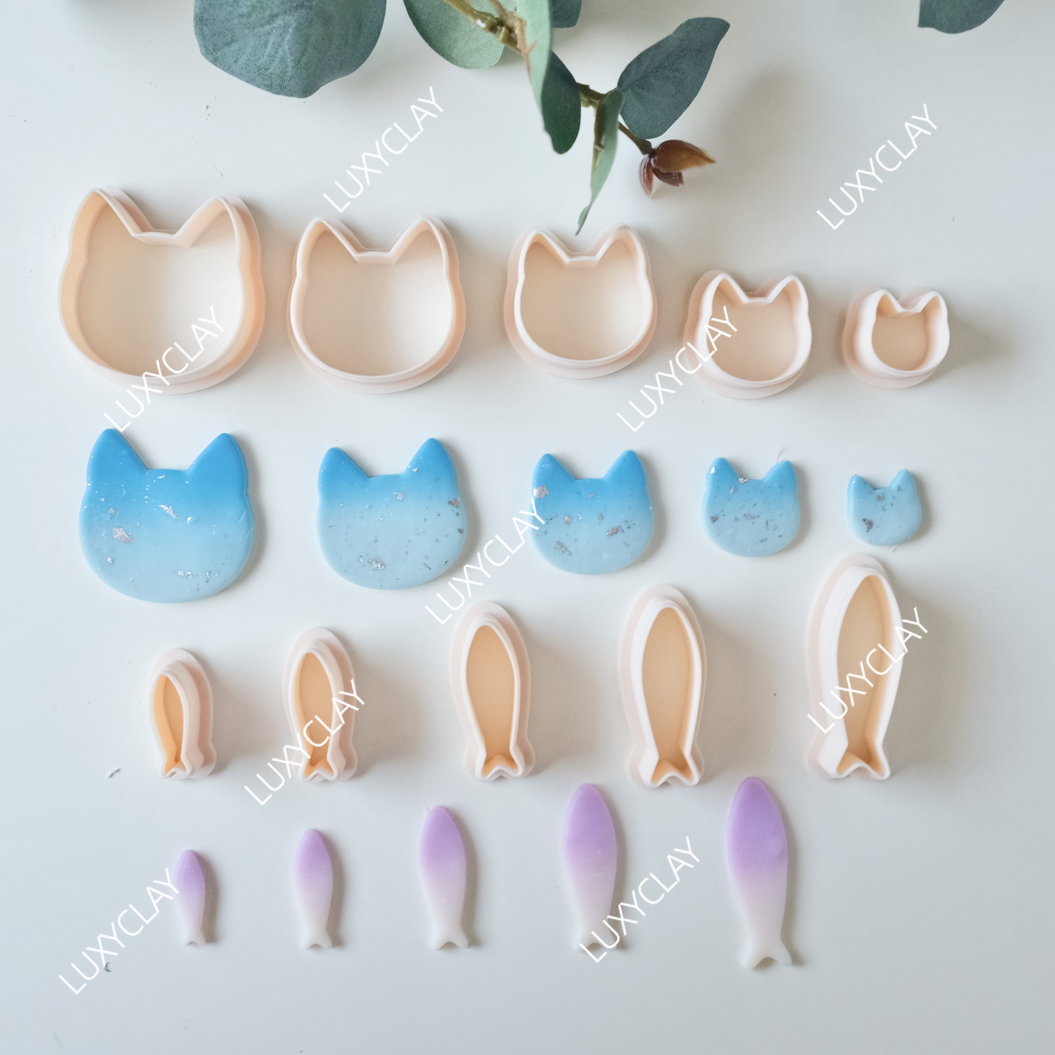 Jewelry Making Jig - Beş Farklı Boyutta Oyuk Balık ve