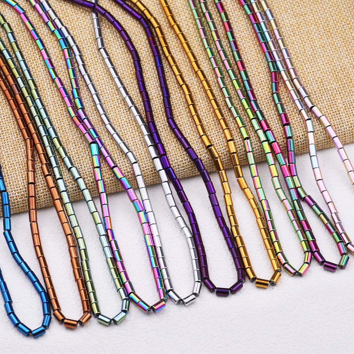 Altın renk kaplama düz tüp sil - Seed Bead Tube incelemesi ve fiyatı