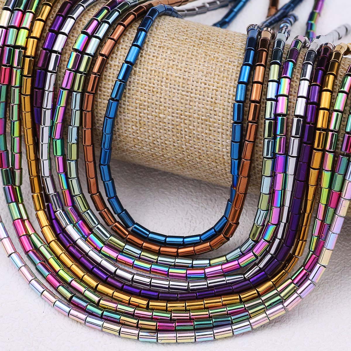 Altın renk kaplama düz tüp sil - Seed Bead Tube incelemesi ve fiyatı