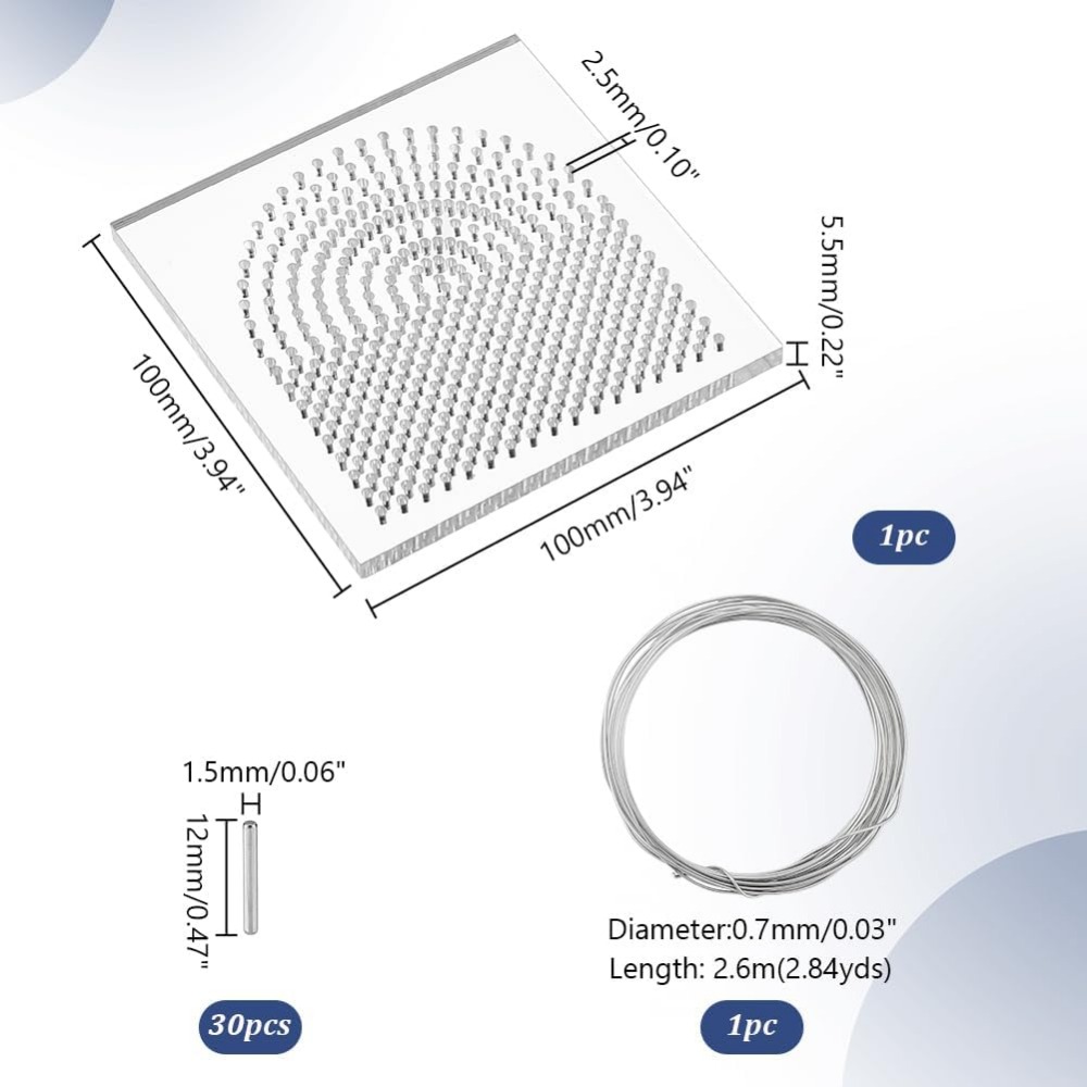Tel Bükme Jig Tel Elemanları 1 - Wire Jewelry Making Jig incelemesi ve fiyatı
