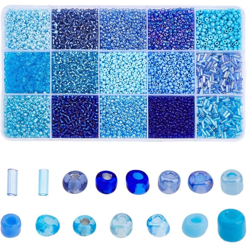 15000 Adet 15 Stilleri Mavi To - Seed Bead Tube incelemesi ve fiyatı