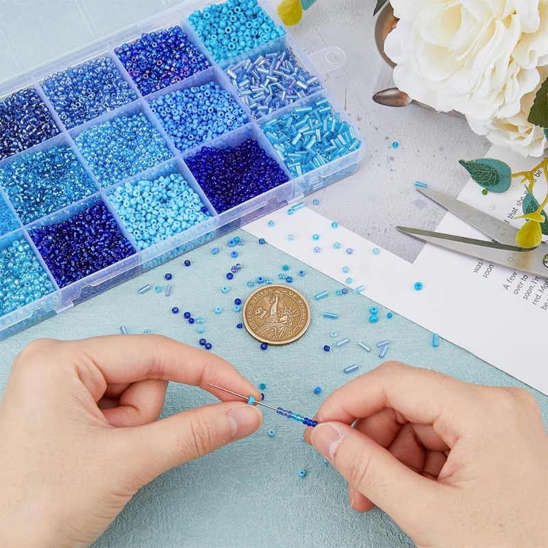 15000 Adet 15 Stilleri Mavi To - Seed Bead Tube incelemesi ve fiyatı