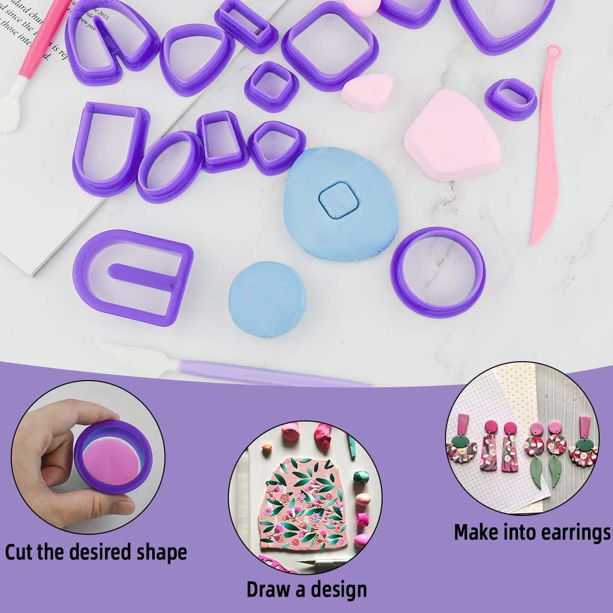 Polimer Kil Küpe Yapımı Seti,  - Jewelry Making Tool Kit incelemesi ve fiyatı