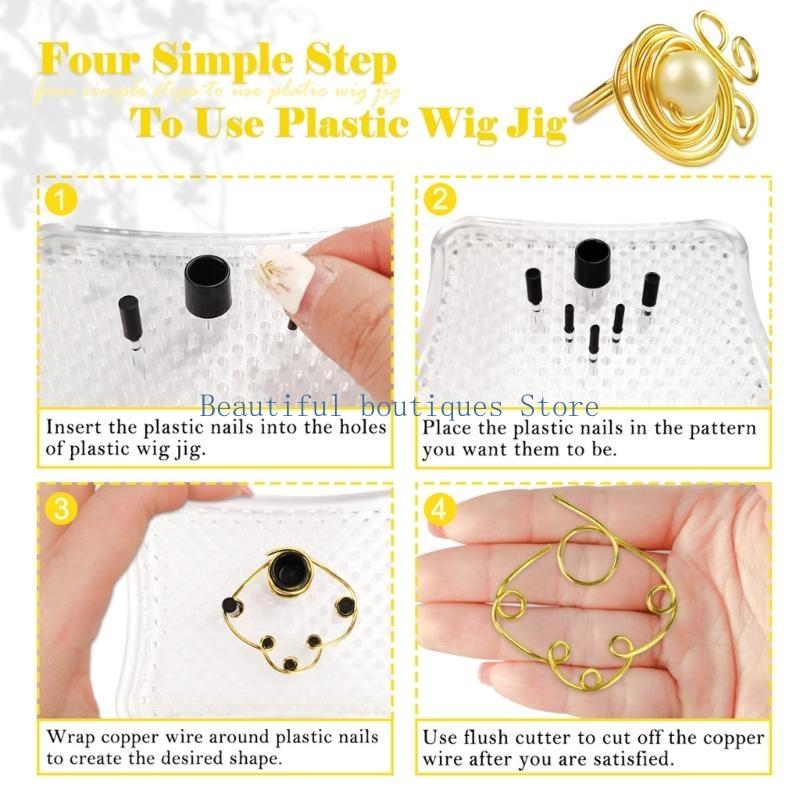 Bilezik, Küpe, Takı Tasarım Ya - Wire Jewelry Making Jig incelemesi ve fiyatı