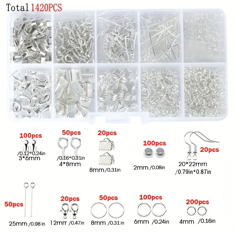 1420 adet 1 kutu Takı Bulgular - Jewelry Making Tool Kit incelemesi ve fiyatı