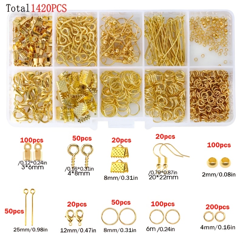 1420 adet 1 kutu Takı Bulgular - Jewelry Making Tool Kit incelemesi ve fiyatı